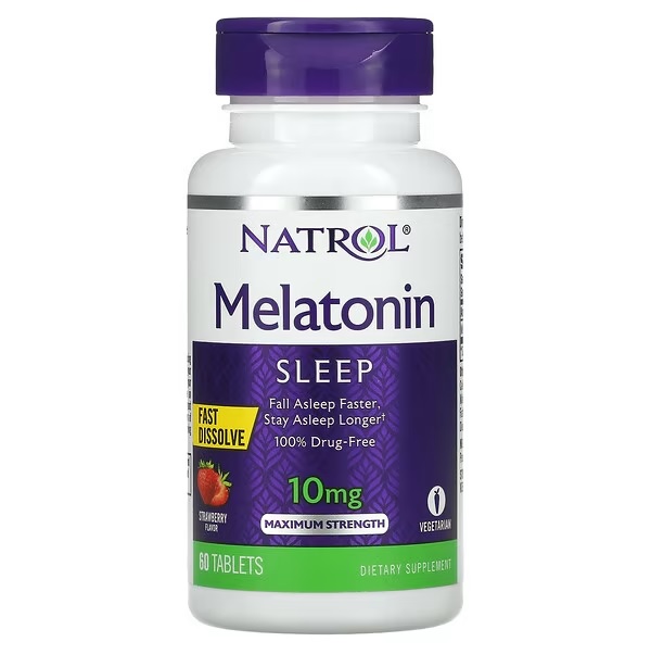 NATROL Melatonin 10 mg 60 таб