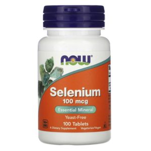 NOW Selenium 100 mcg 100 таб