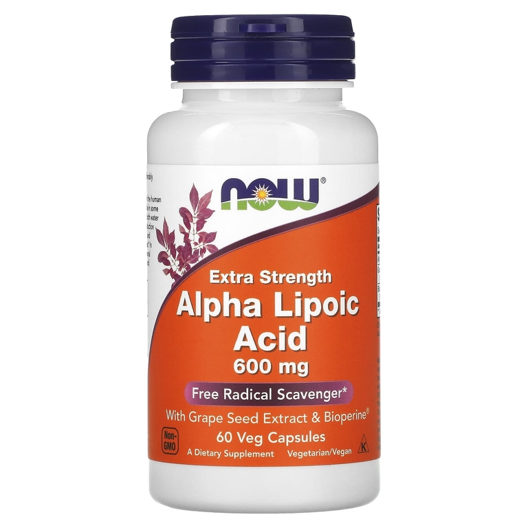 NOW Alpha-Lipoic Acid 600 мг 60 кап