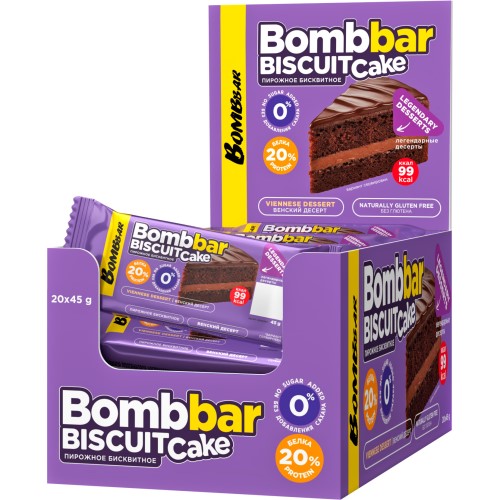 BOMBBAR Biscuit Cake 45 гр